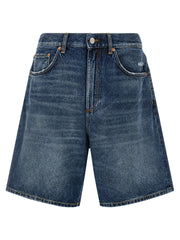 Cotton Denim Bermuda Shorts for Summer Comfort