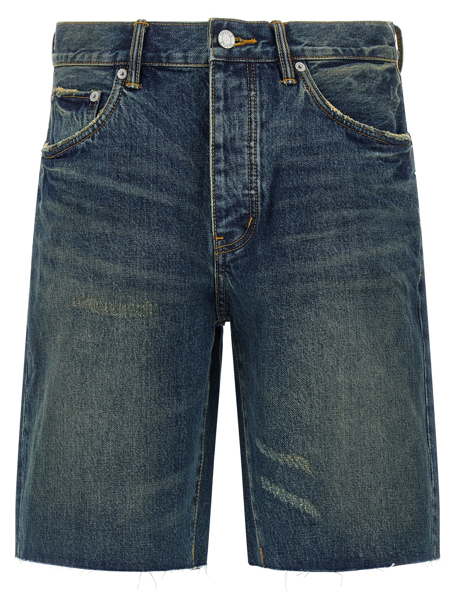 Cotton Denim Bermuda Shorts for Summer Comfort
