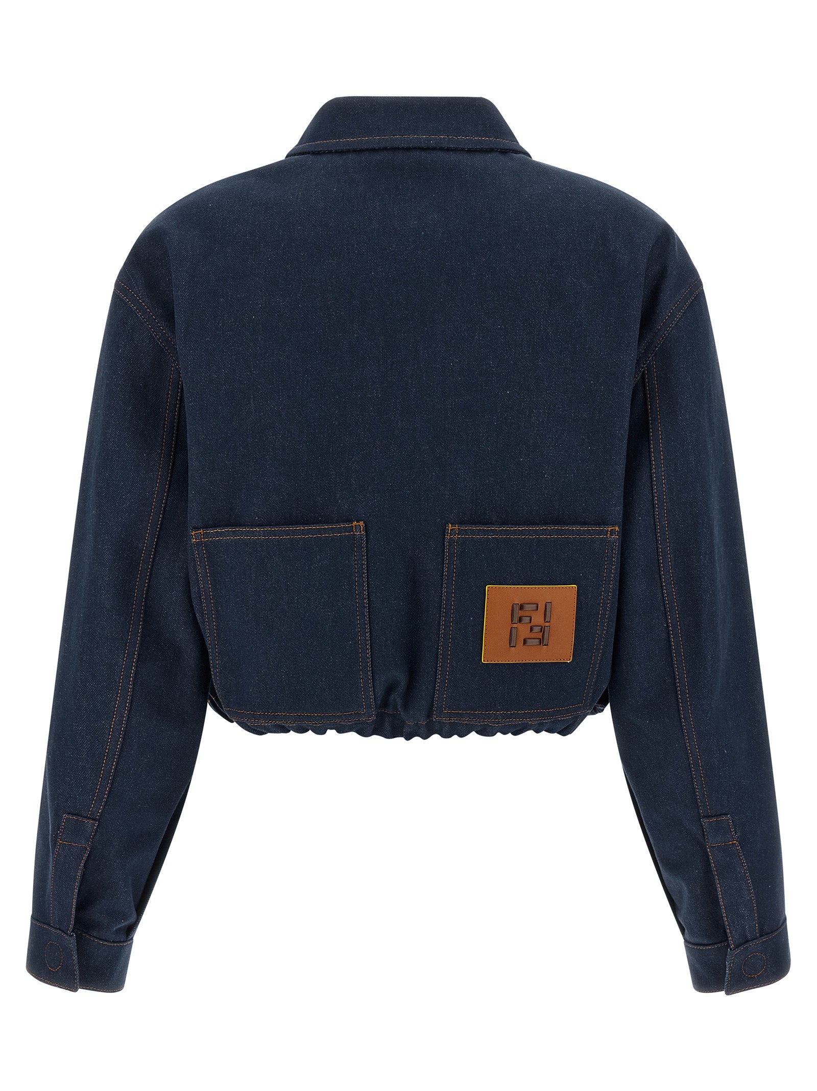 Cotton Denim Crop Jacket for Everyday Comfort