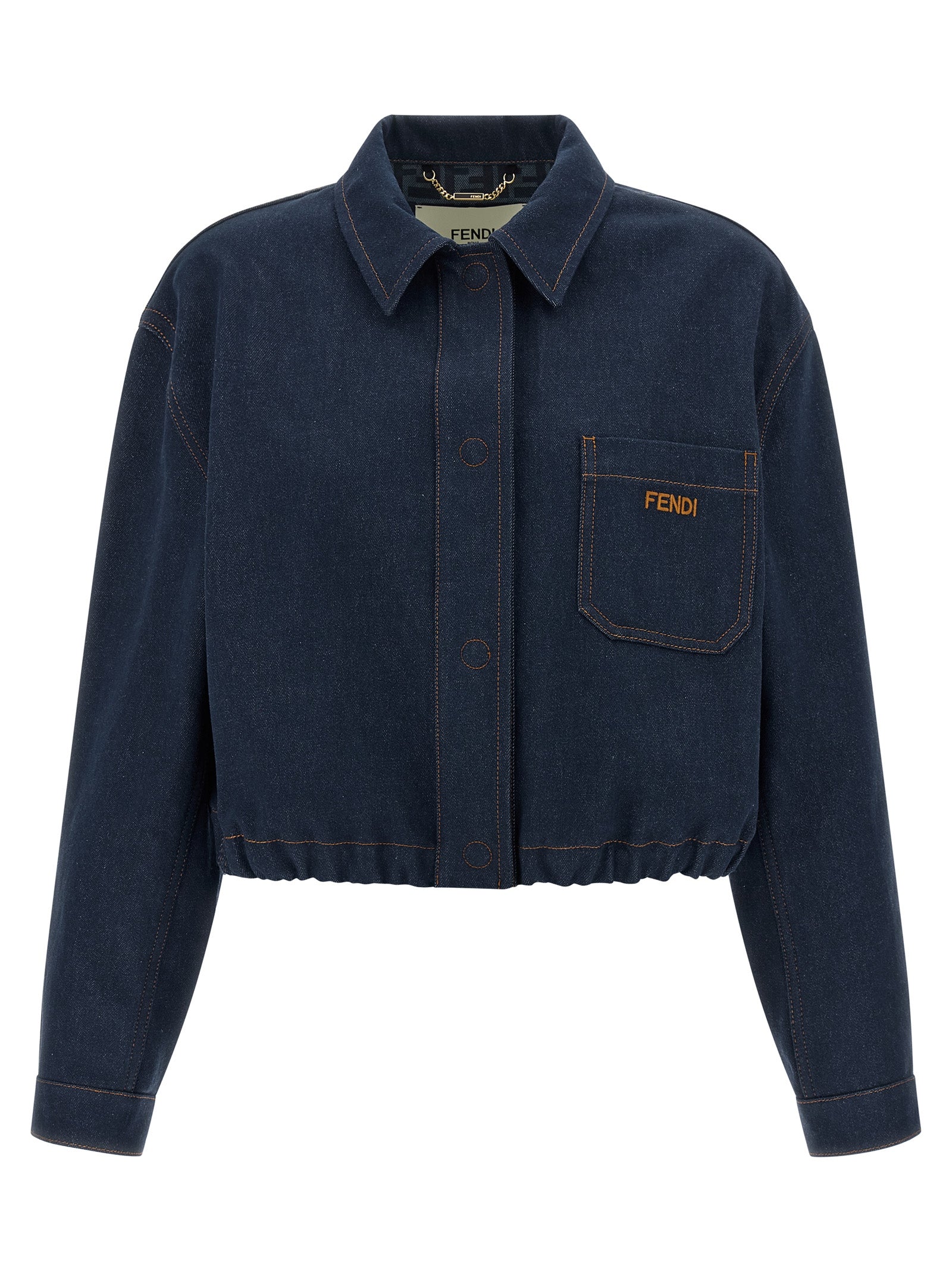 Cotton Denim Crop Jacket for Everyday Comfort