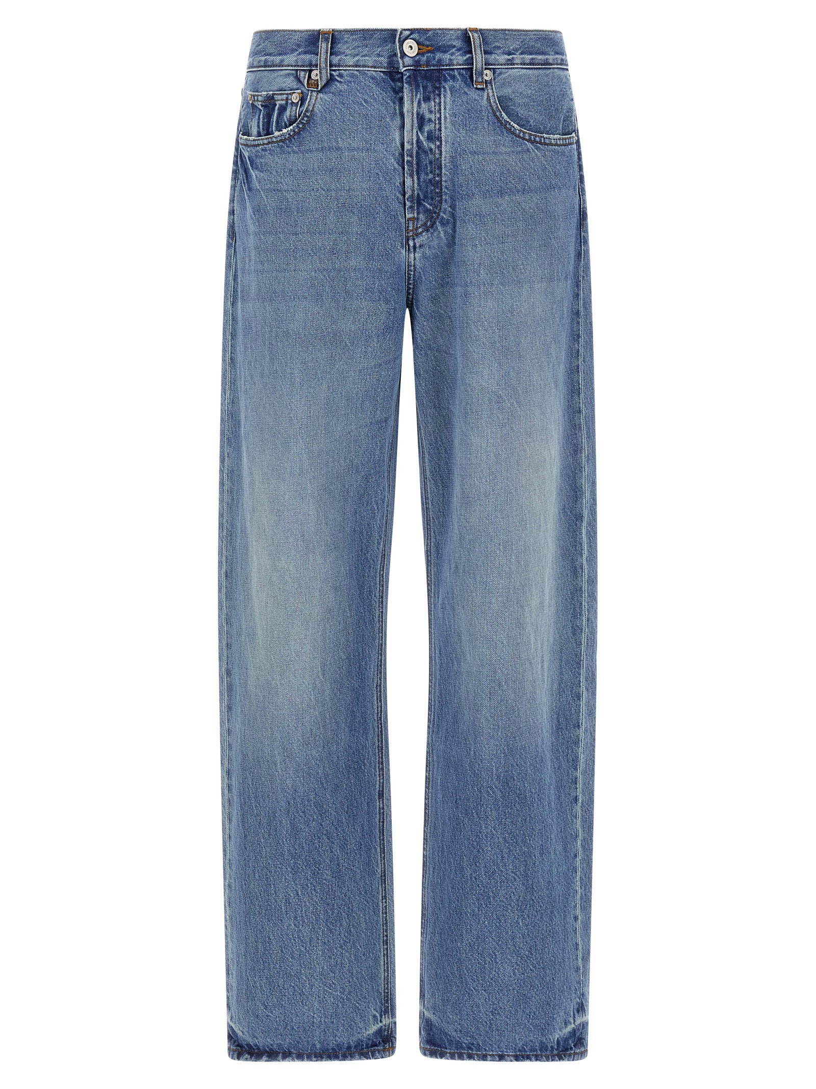 Cotton Denim Straight Jeans for Comfort