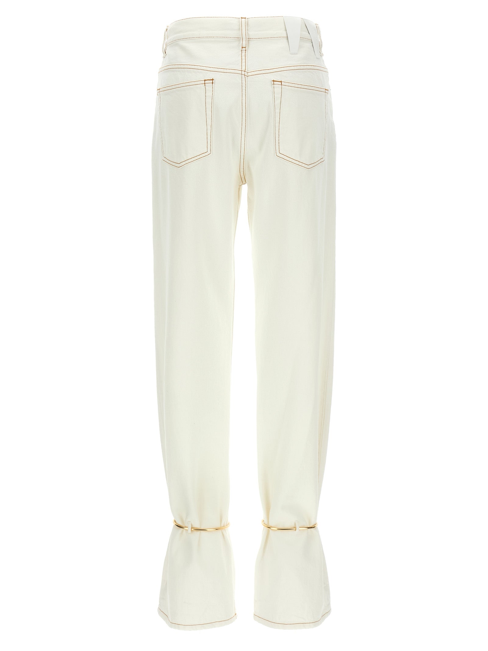 Cotton Denim Straight Leg Jeans for Everyday Comfort