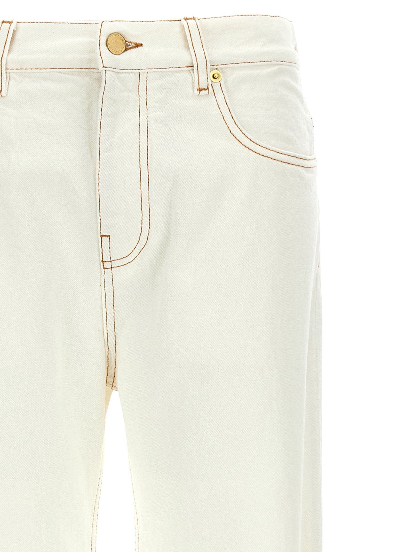 Cotton Denim Straight Leg Jeans for Everyday Comfort