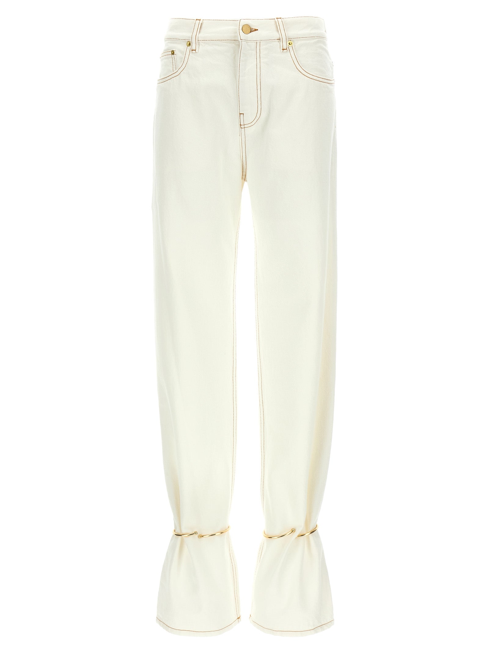 Cotton Denim Straight Leg Jeans for Everyday Comfort