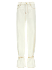 Cotton Denim Straight Leg Jeans for Everyday Comfort