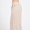 Cotton Double Gauze Wide Leg Pants Natural-Pants-Final Touch-S-Natural-Urbanheer