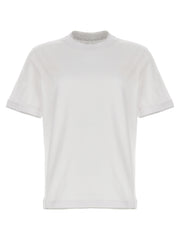 Cotton Double Layer Crewneck T-Shirt