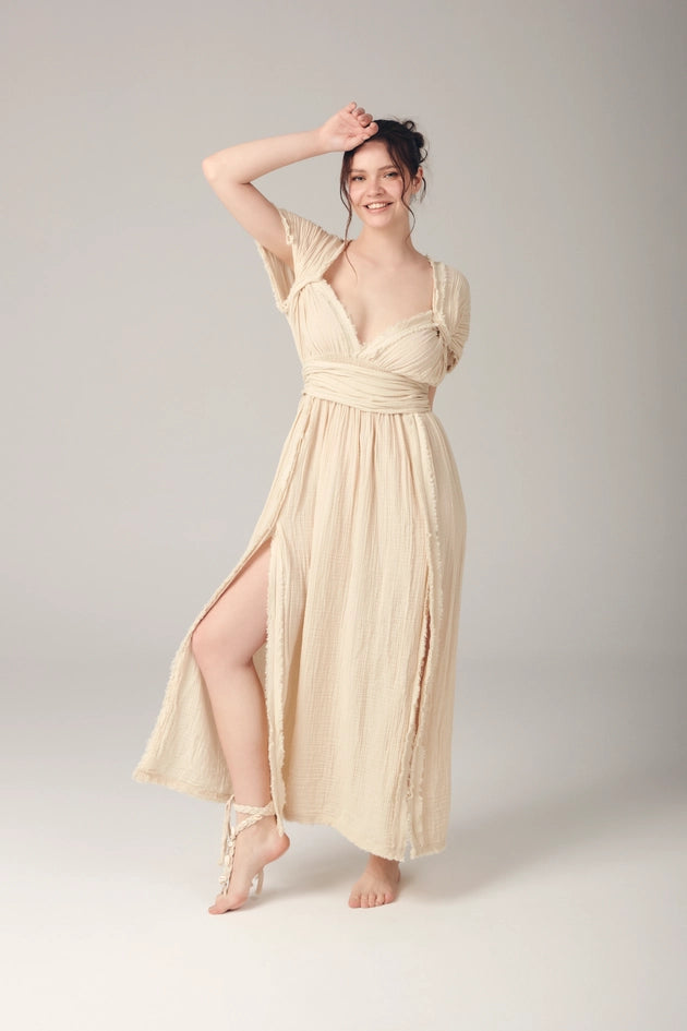 Cotton Dress Various Color Options-Dress-Blanca-ONE SIZE-Various Color Options-Urbanheer