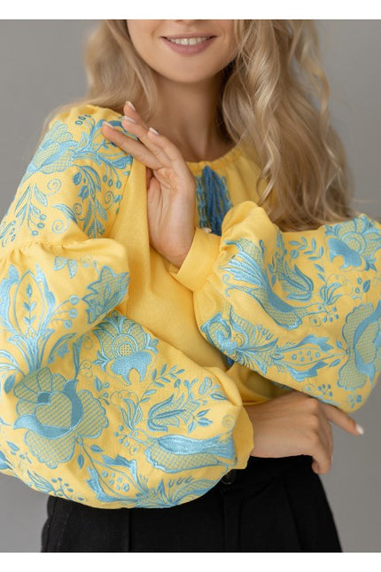 Cotton Embroidered Women's Premium Blouse Ukrainian