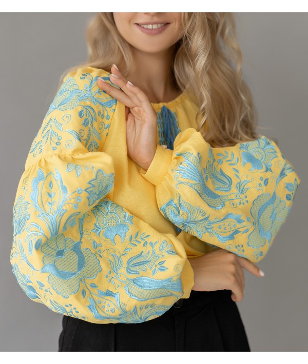 Cotton Embroidered Women'S Premium Blouse Ukrainian