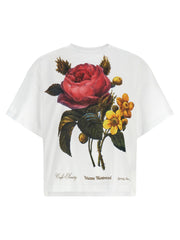 Cotton Floral Crew Neck T-Shirt for Comfort