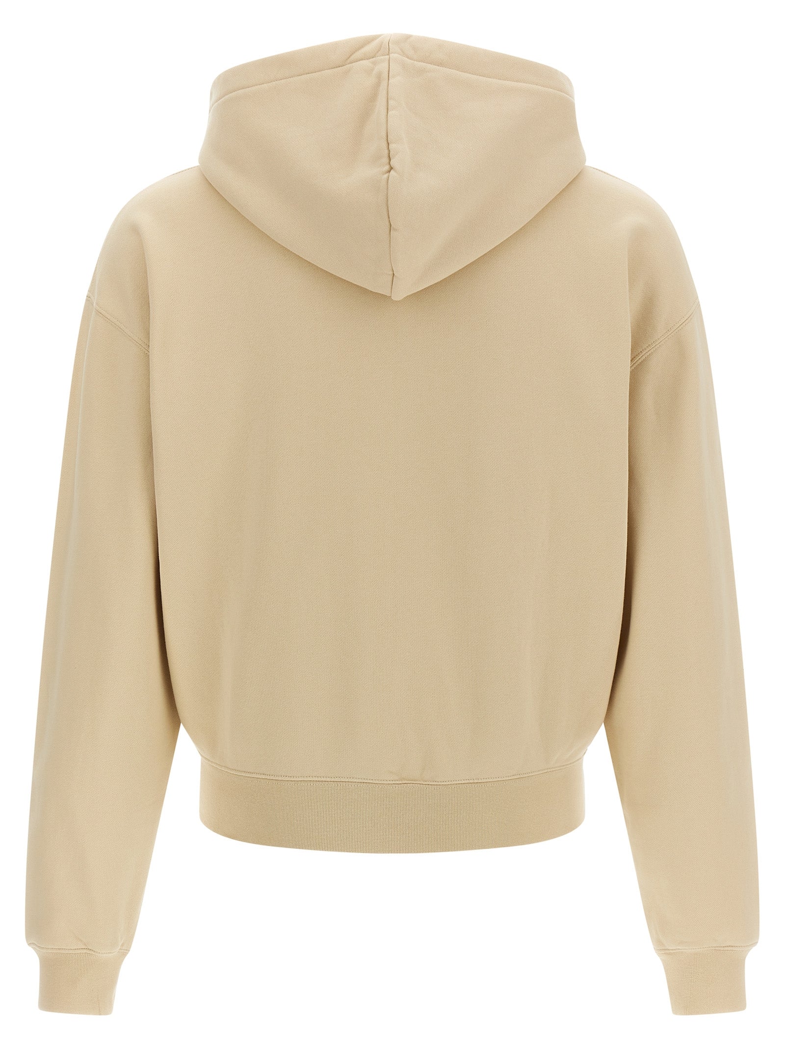 Cotton Grosgrain Zip Hoodie for Comfort