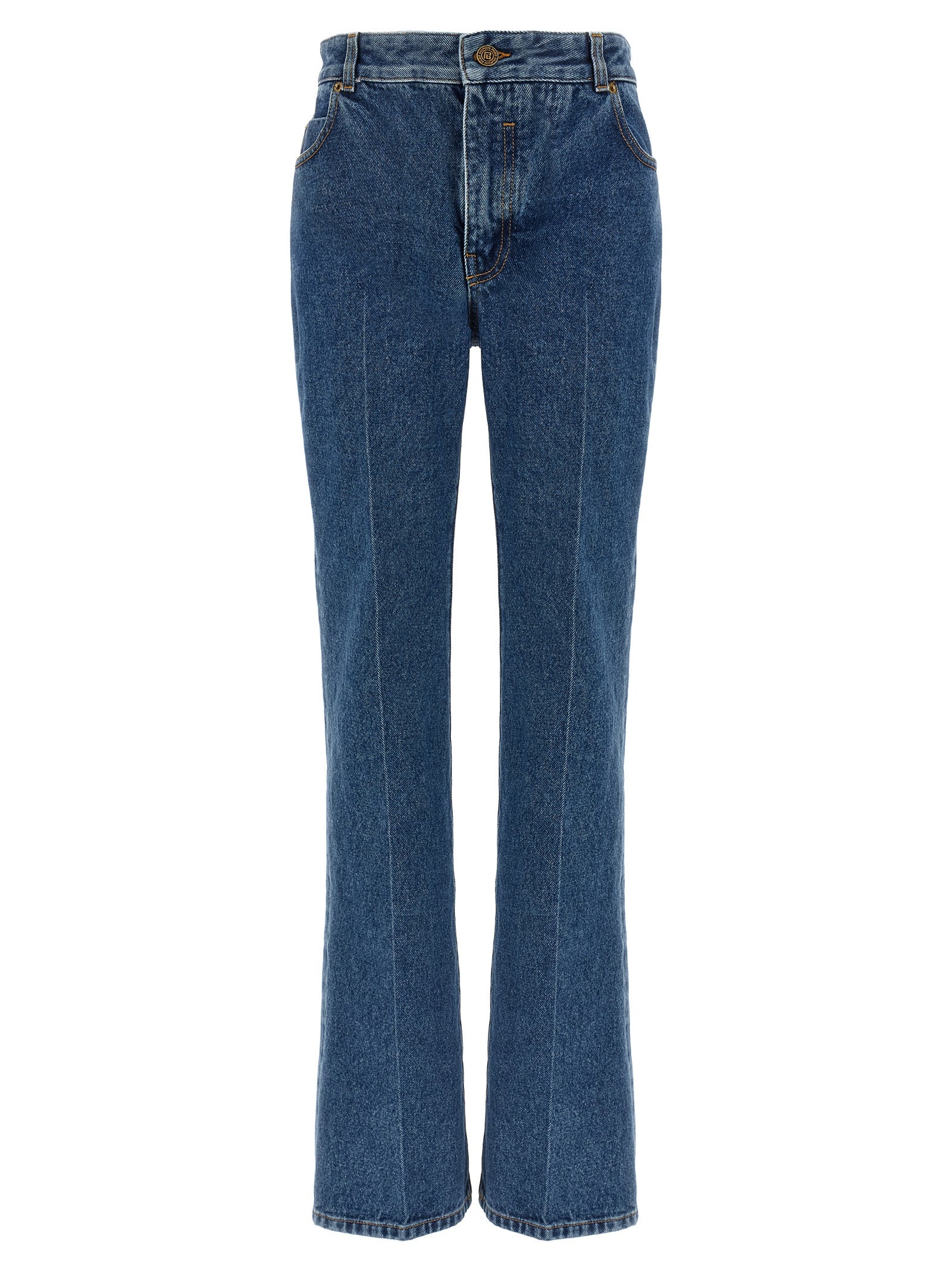 Cotton High-Waist Jeans for Everyday Comfort