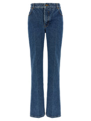 Cotton High-Waist Jeans for Everyday Comfort