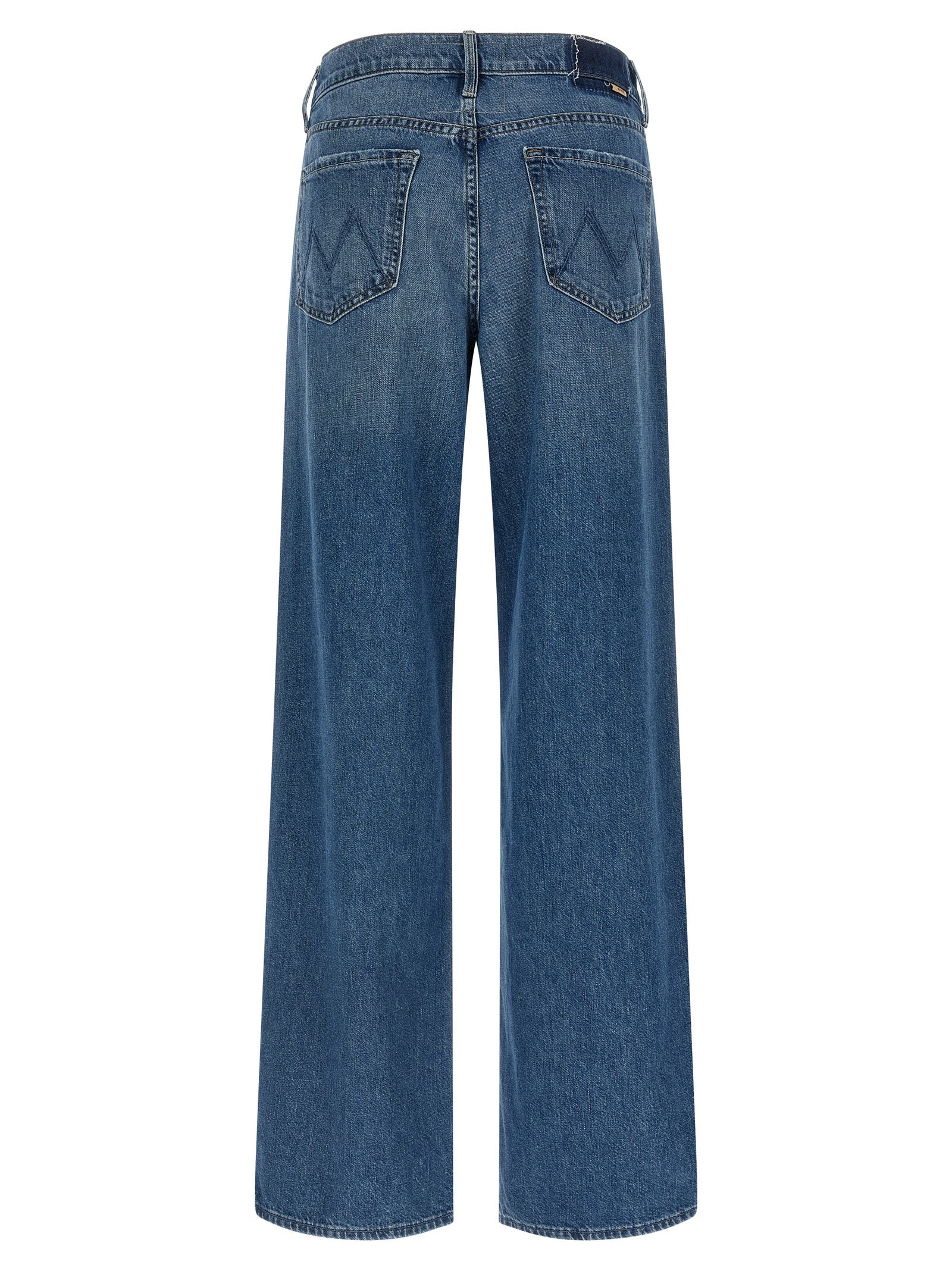 Cotton High-Waist Zip Jeans for Comfort and Breathability