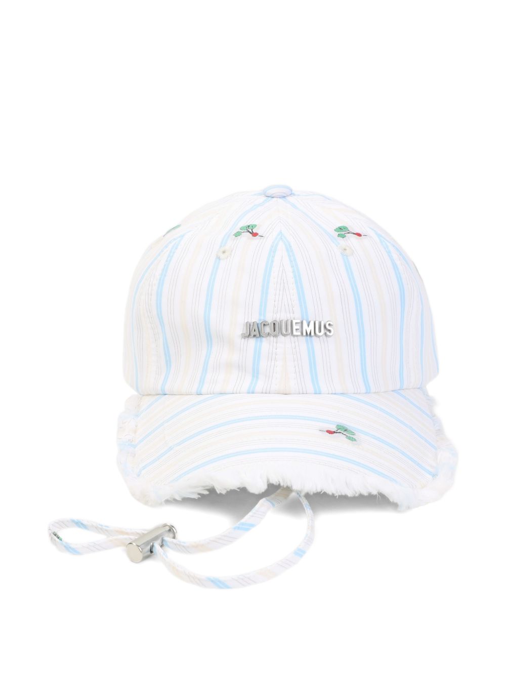 Cotton Jacquard Stripe Hat for Breathable Comfort