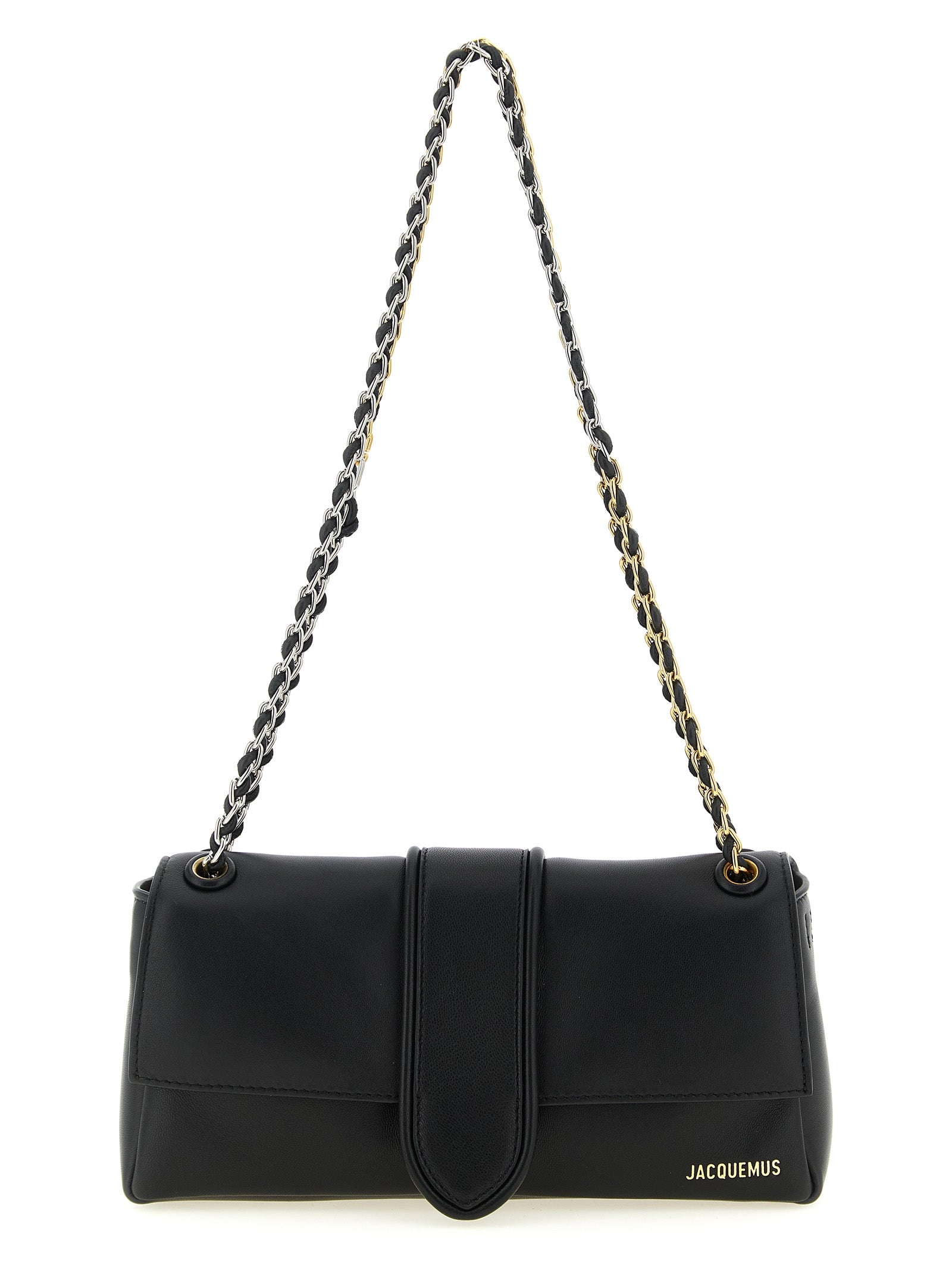 Cotton-Lined Chain Shoulder Bag for Everyday Comfort