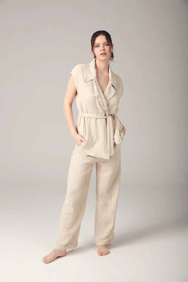 Cotton & Linen Blouse-Blouse-Blanca-S/M-Various Color Options-Urbanheer