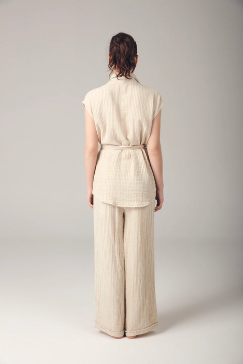 Cotton & Linen Blouse-Blouse-Blanca-S/M-Various Color Options-Urbanheer