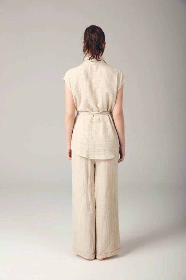 Cotton & Linen Blouse-Blouse-Blanca-S/M-Various Color Options-Urbanheer