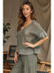 Cotton Mesh Grid Short Sleeve Top Army Green-Top-MILIO MILANO-XS-Army Green-Urbanheer
