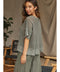 Cotton Mesh Grid Short Sleeve Top Army Green-Top-MILIO MILANO-XS-Army Green-Urbanheer