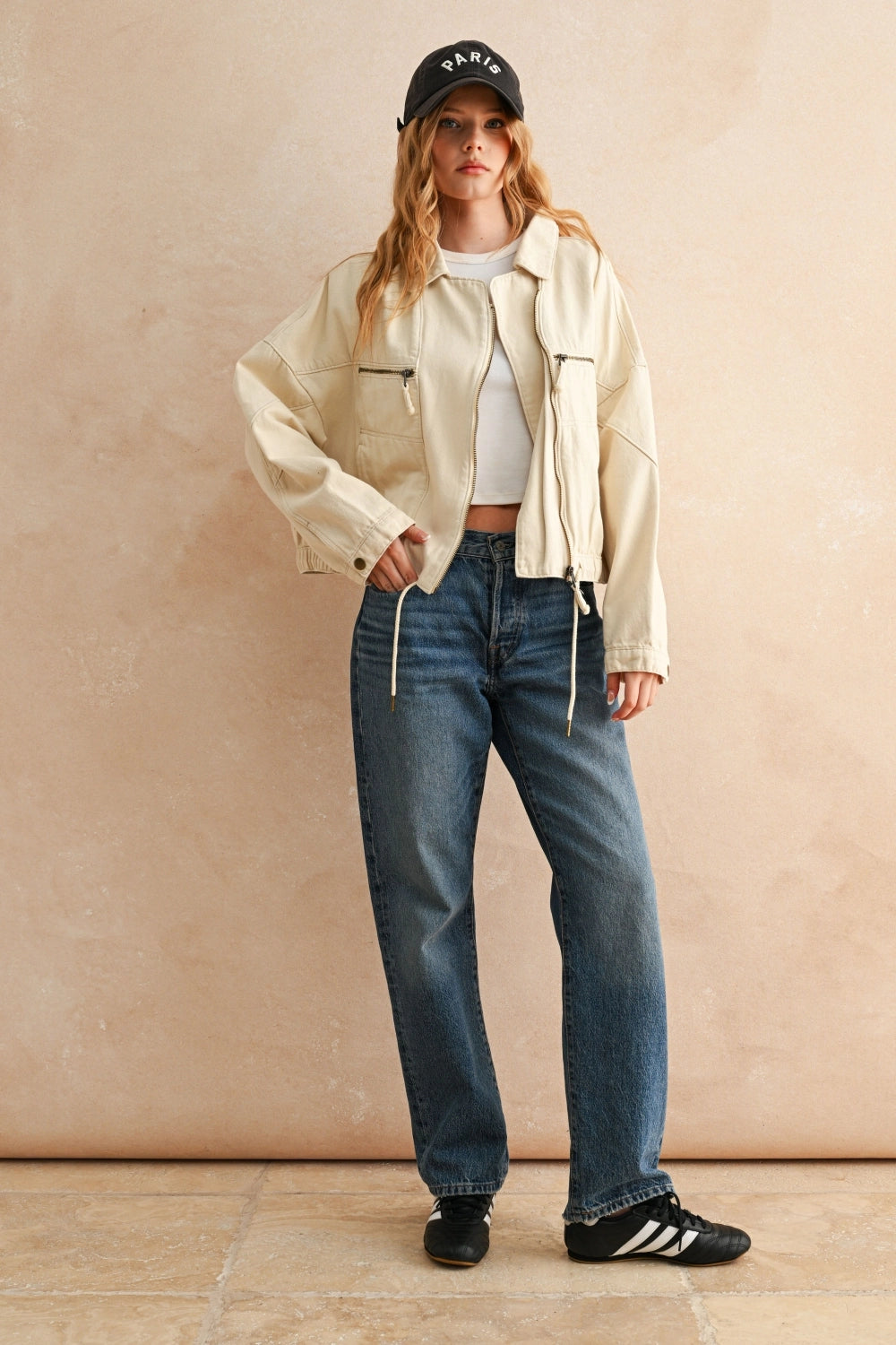 Cotton Moto Style Jacket