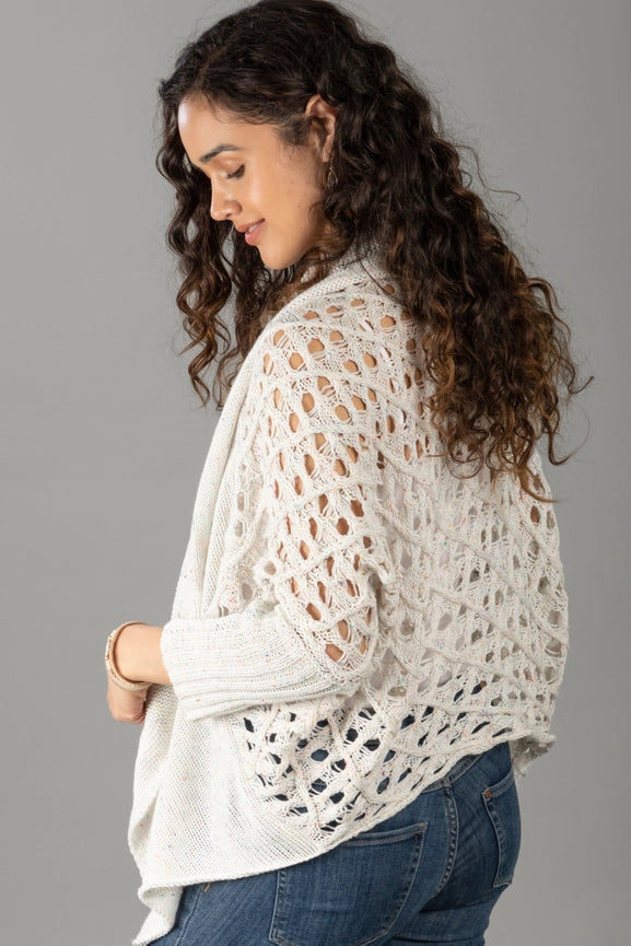 Cotton Open Knit Sweater-Sweater-SAACHI-Cotton-Urbanheer