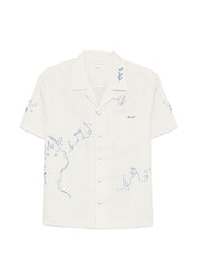 Cotton Pinstripe Short Sleeve Shirt for Summer Comfort