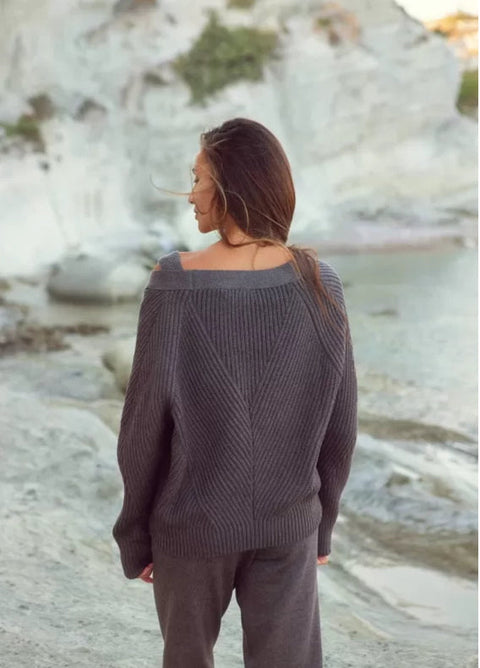 Cotton Rich Textured V-Neck Cardigan Geometria-Cardigan-Nenya Fashion Limited-XS/S-Cappuccino-Urbanheer