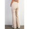 Cotton Stretch Twill Double Button Up Flared Pants Stone-Pants-Rae Mode-S-Urbanheer