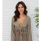 Cotton Tie Front Top Mocha-Top-MILIO MILANO-XS-Mocha-Urbanheer