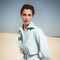 Cotton Trench Coat - Powder Blue-Coats-Sofia Irina-6-POWDER BLUE-Urbanheer