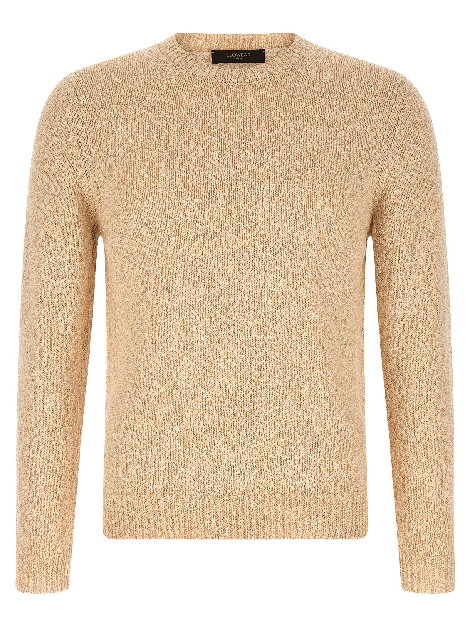 Cotton Two-Tone Yarn Sweater