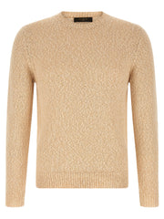 Cotton Two-Tone Yarn Sweater