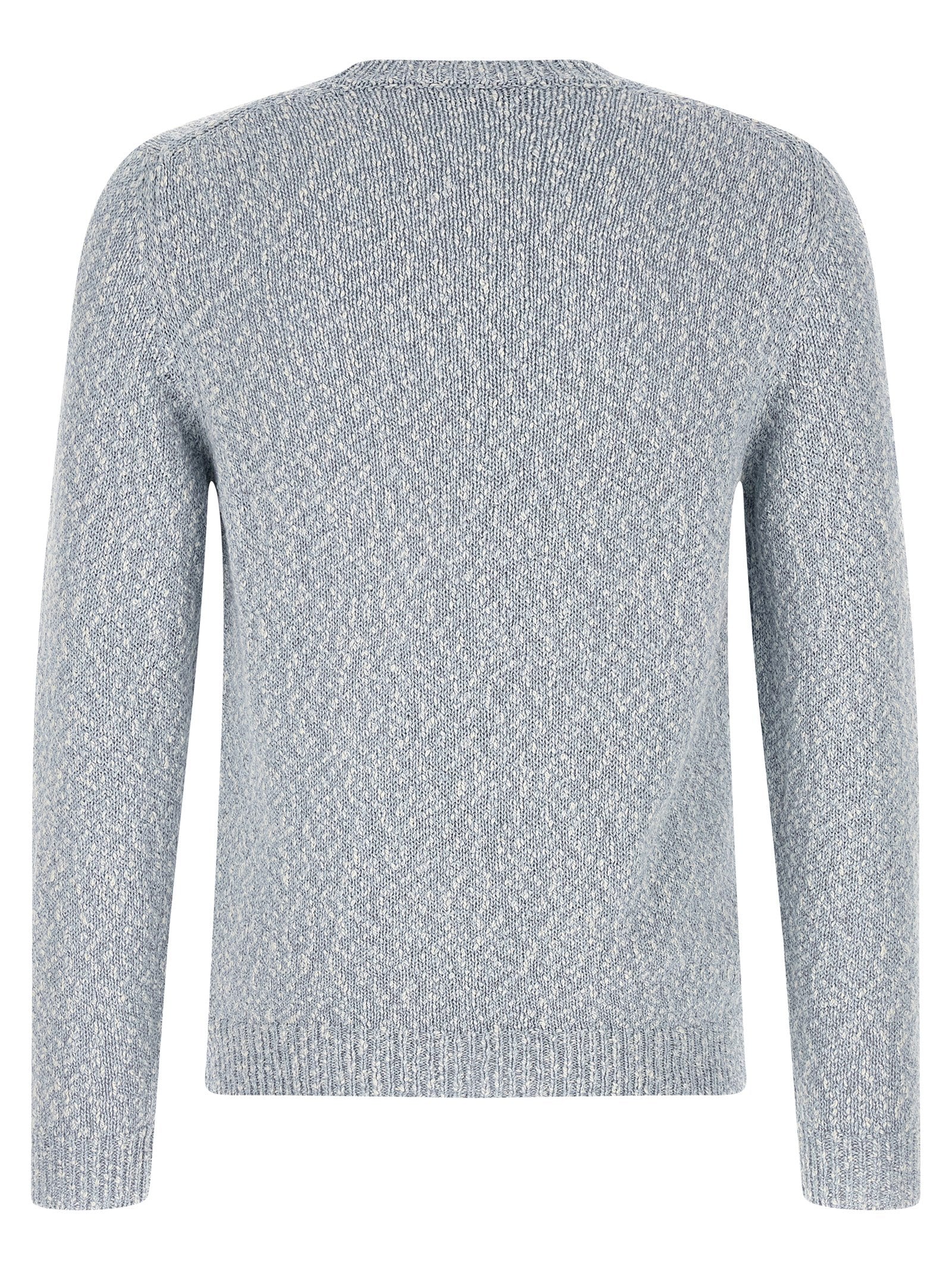 Cotton Two-Tone Yarn Sweater