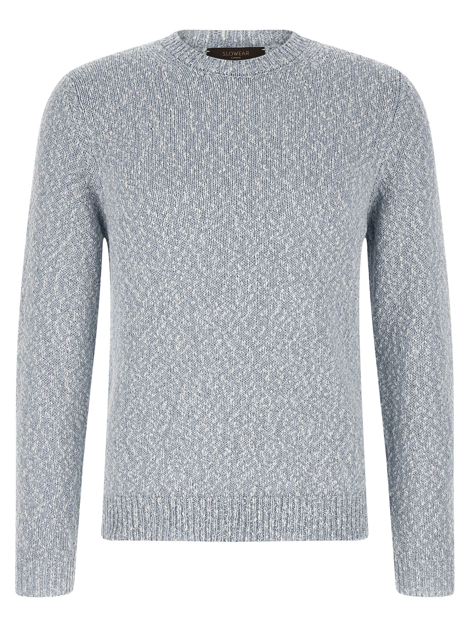 Cotton Two-Tone Yarn Sweater
