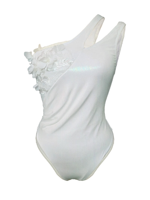 Countess One-Shoulder One-Piece Bathing Suit-Swimsuit-Gyv Me Body-XS-Urbanheer