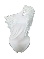 Countess One-Shoulder One-Piece Bathing Suit-Swimsuit-Gyv Me Body-XS-Urbanheer