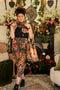 Courage Dear Heart Boho Linen Tote Bag with Sacred Heart-Tote Bags-Market of Stars-width 47cm height 42cm (without strap) strap height 26cm (from top of bag to top of shoulder)-Urbanheer