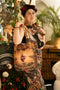 Courage Dear Heart Boho Linen Tote Bag with Sacred Heart-Tote Bags-Market of Stars-width 47cm height 42cm (without strap) strap height 26cm (from top of bag to top of shoulder)-Urbanheer