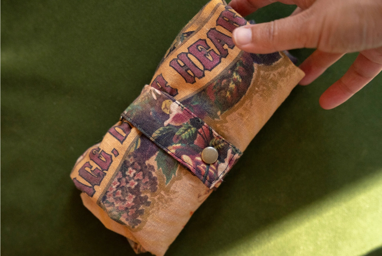 Courage Dear Heart Boho Linen Tote Bag with Sacred Heart-Tote Bags-Market of Stars-width 47cm height 42cm (without strap) strap height 26cm (from top of bag to top of shoulder)-Urbanheer