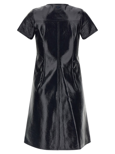 Courreges 2-pocket Vinyl Dress