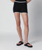 Courreges Courrèges Contrast mini jersey shorts in black cotton