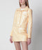 Courreges Courrèges Reedition high-neck vinyl jacket in orange