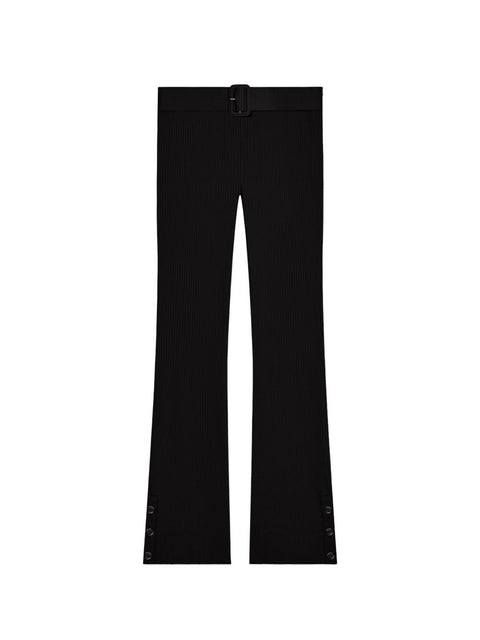 Courreges Pre CourrÃ¨ges Ribbed knitted trousers
