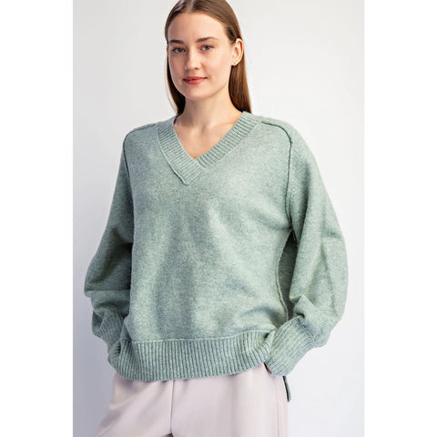 Cozy Cashmere V-Neck Sweater