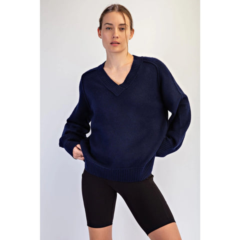 Cozy Cashmere V-Neck Sweater