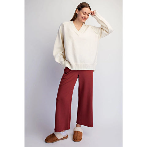 Cozy Cashmere V-Neck Sweater