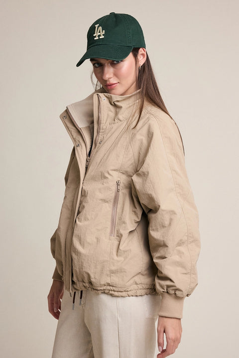 Cozy Fleece-Lined Zip & Snap Jacket